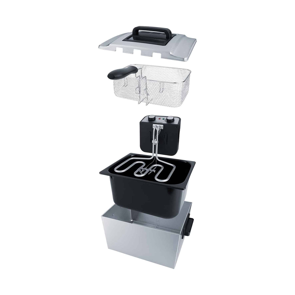 Fritteuse DF 300 [edelstahl, 3.000 Wat