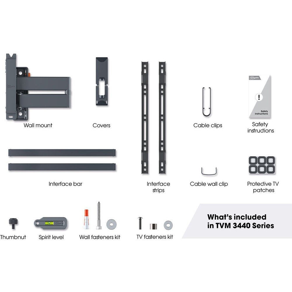 Vogel's 3834430 Kit de montaje en pared con movilidad total
