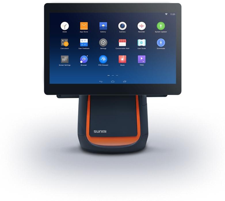 Sunmi T2s, 15.6", Android, Black, Orange (5)