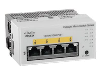 Cisco Ent Net CMICR-4PT - Conmutador, 4 x 10/100/1000