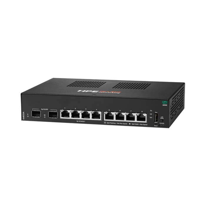 Hpe Aruba Networking Cx 6000 Conmutador 8 Puertos 10M/100M/1g 2