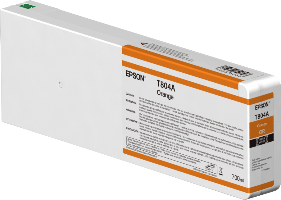Epson T804A cartucho de tinta original Naranja