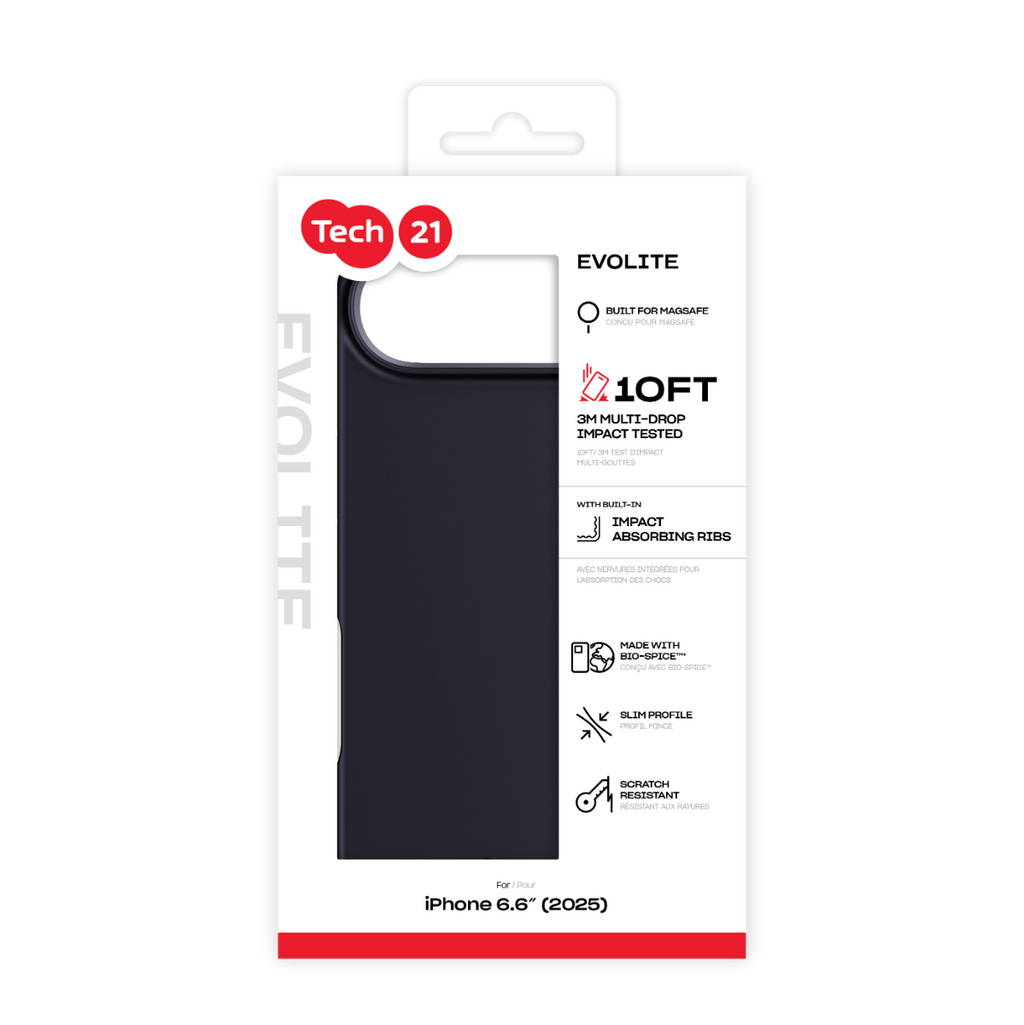 Tech21 T21-11317 funda para móvil 16,5 cm Funda negra
