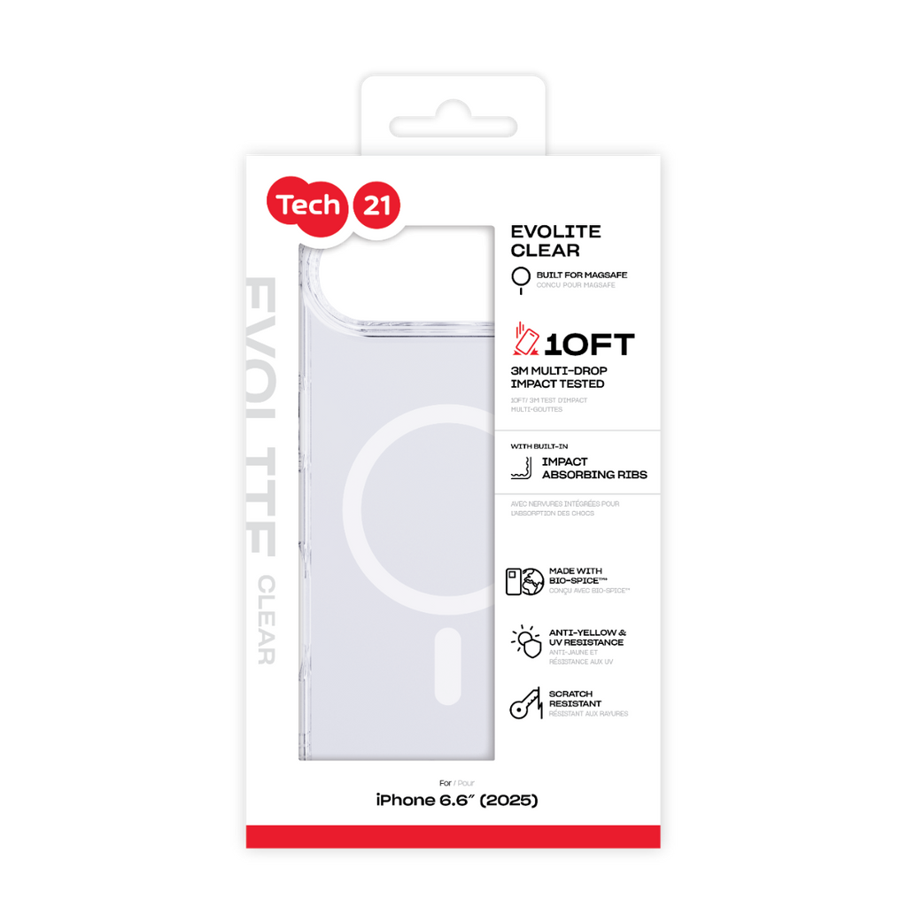 Tech21 T21-11318 funda para móvil 16,5 cm Funda transparente