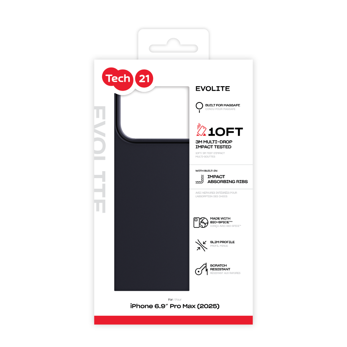 Tech21 T21-11339 funda para móvil 17,5 cm Funda negra