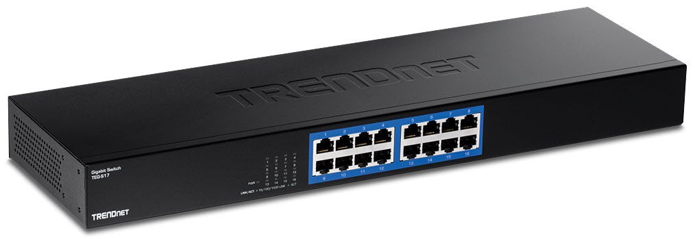 Trendnet TEG-S17 switch de red Gigabit Ethernet Negro (2)