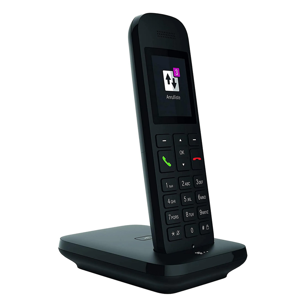 Telekom Sinus 12 Teléfono analógico Identificador de llamadas Negro