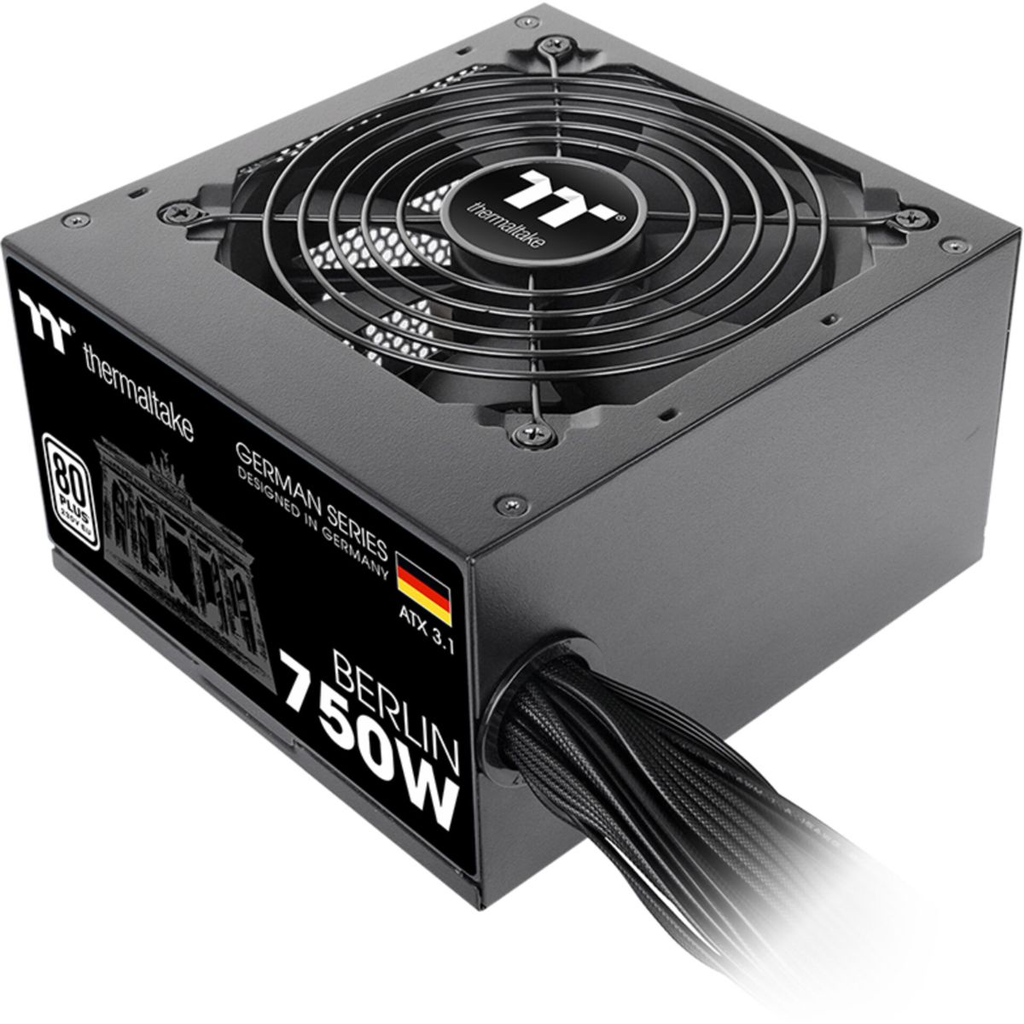 Thermaltake Berlin fuente de alimentación 750W 24 pines ATX Negro