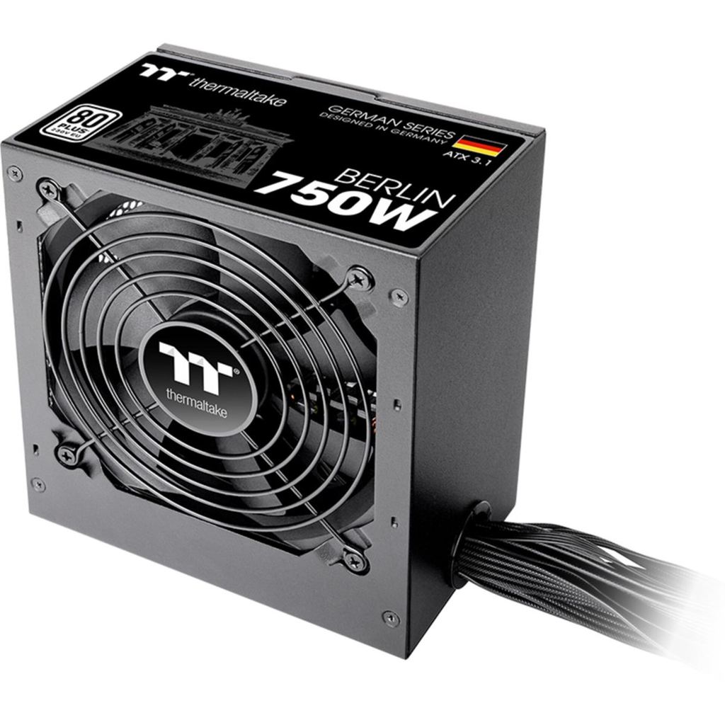 Thermaltake Berlin fuente de alimentación 750W 24 pines ATX Negro