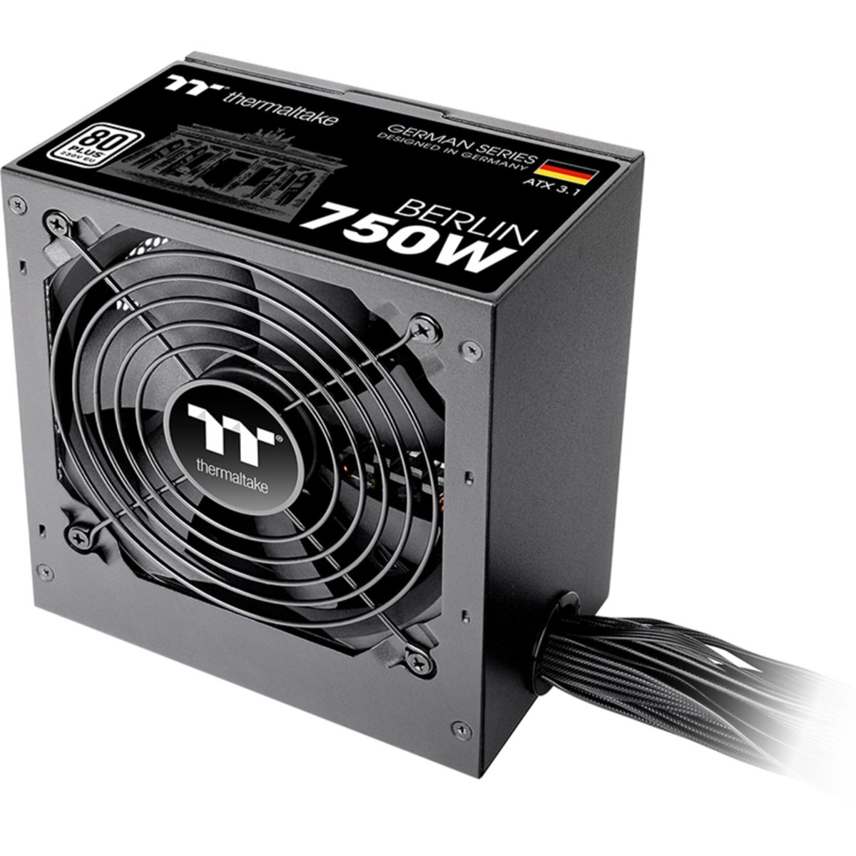 Thermaltake Berlin fuente de alimentación 750W 24 pines ATX Negro