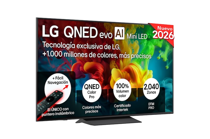 Lg 65QNED82B6B 65" Clase diagonal QNED82 Series TV LCD retroiluminación (3)