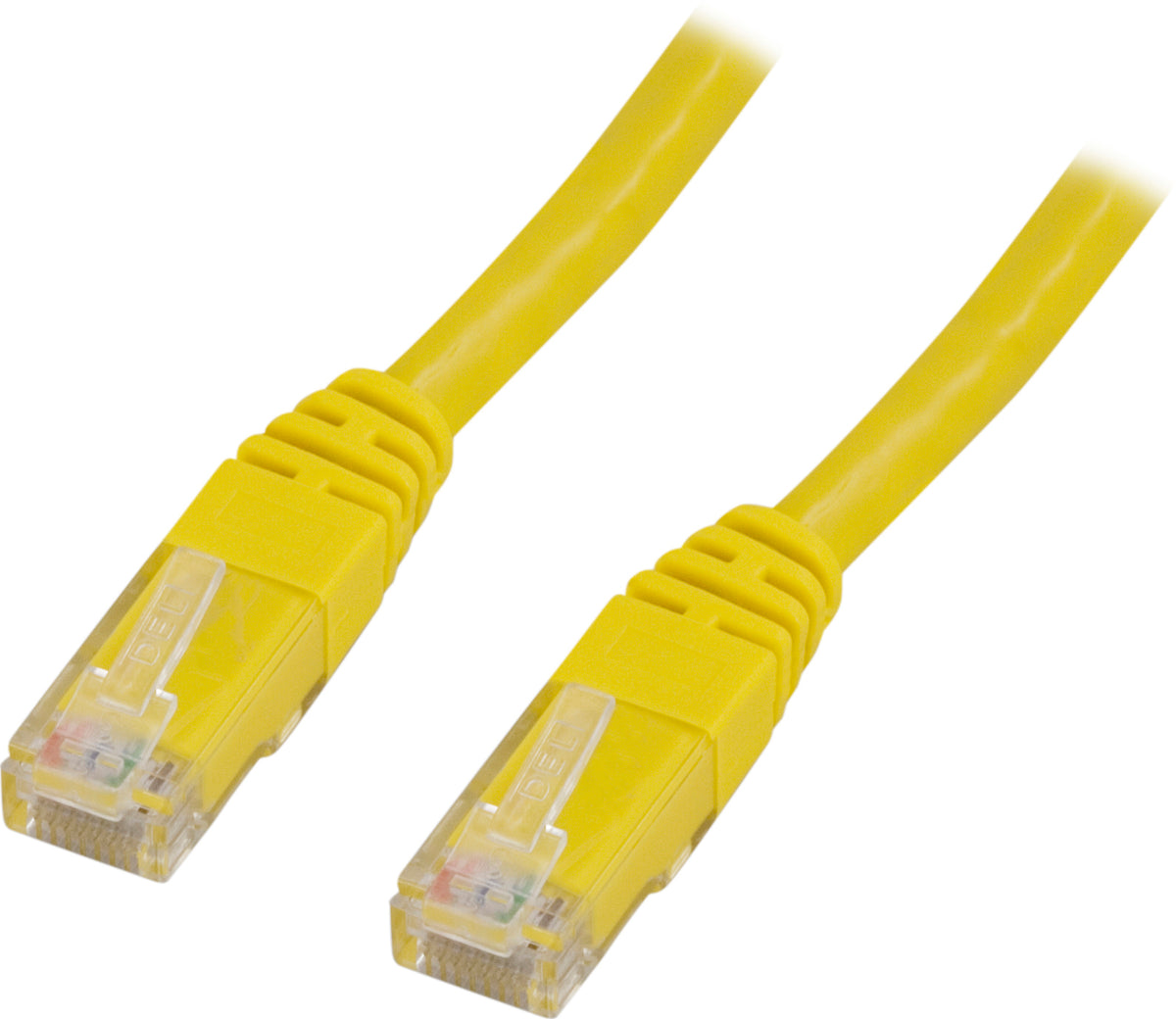 Deltaco TP-61GL networking cable Yellow 1 m Cat6 U/UTP