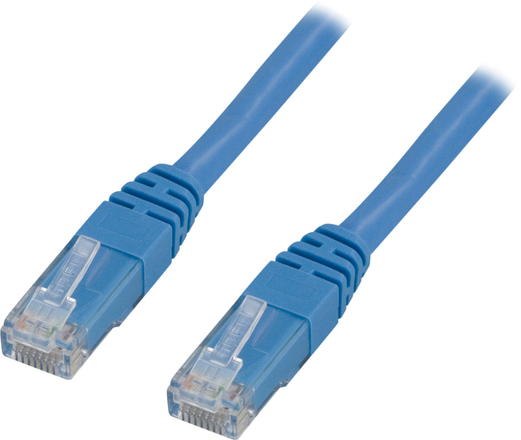 Deltaco TP-63B cable de red Azul 3 m Cat6 U/UTP (933394)