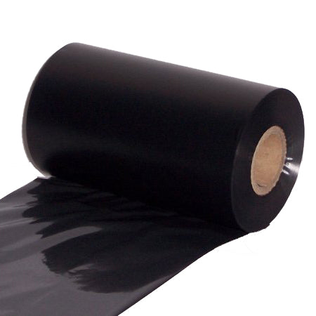 TSC Cinta de transferencia térmica, Resina, 57 mm, 12.7 mm, 74 m, 24 rollos/caja, exterior, plano, negro