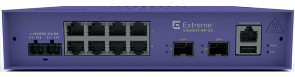 Extreme V300HT-8P-2X - Conmutador, 8 x 10/100/1000 (PoE+) + 2 x SFP (2)