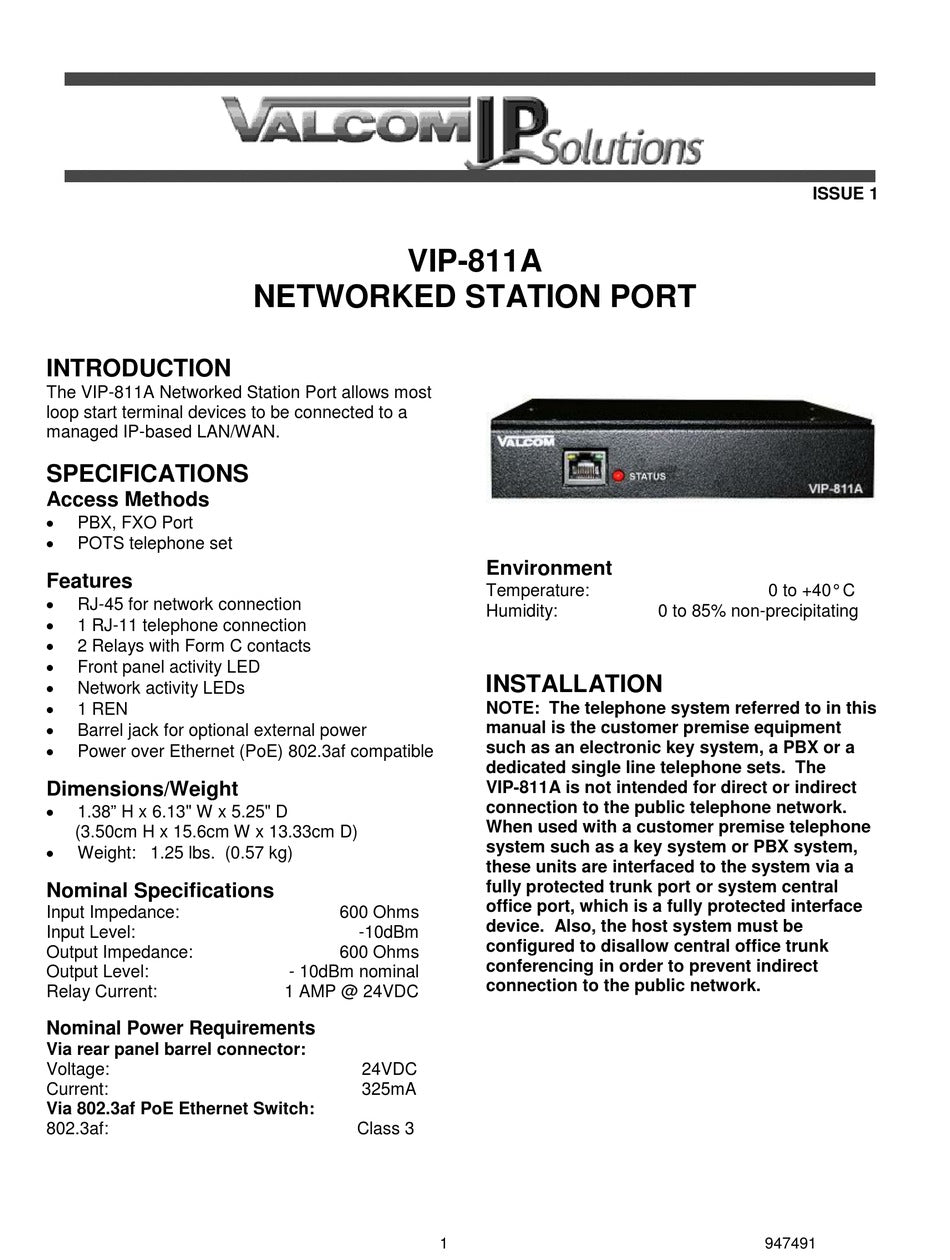 Puerto De Estación De Red Mejorado Valcom (4)