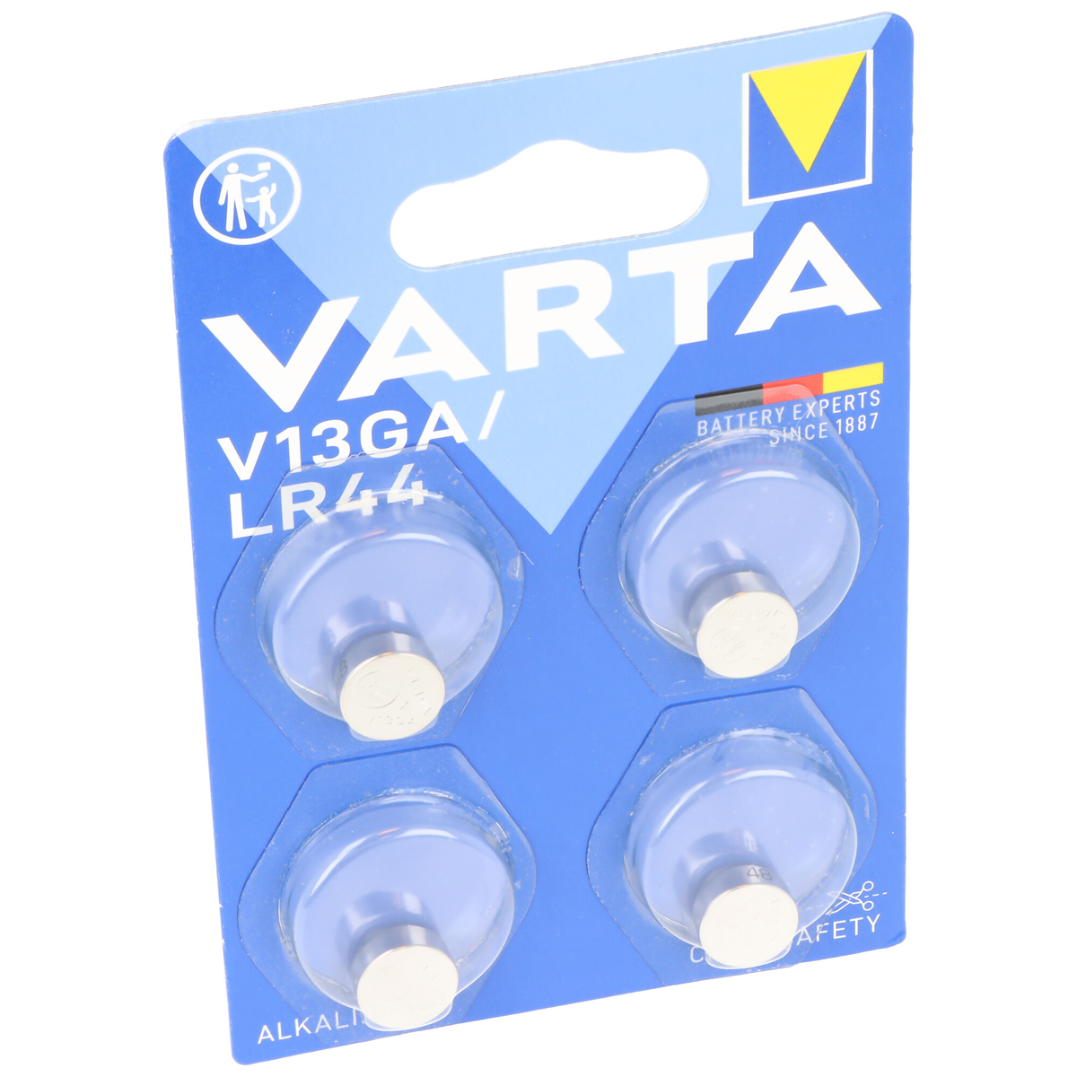 Varta 04276 101 404 batería doméstica solo uso LR44 Alcalina