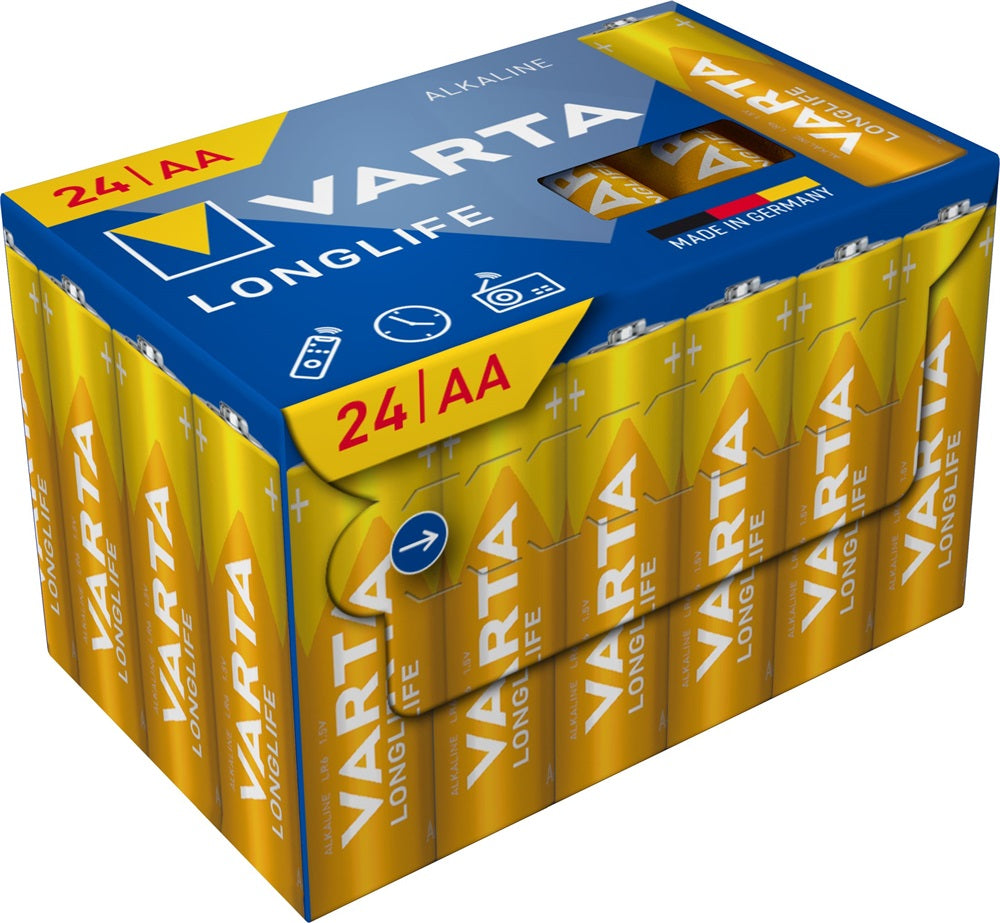Varta Longlife Batería de un solo uso AA Alcalina (4106301134)