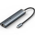 Docking USB Tipo-C Vention TGNHB/ 1xUSB 3.2 Tipo-C/ 2xUSB/ 1xHDMI 4K/ 1xRJ45/ 1xUSB Tipo-C PD/ Gris