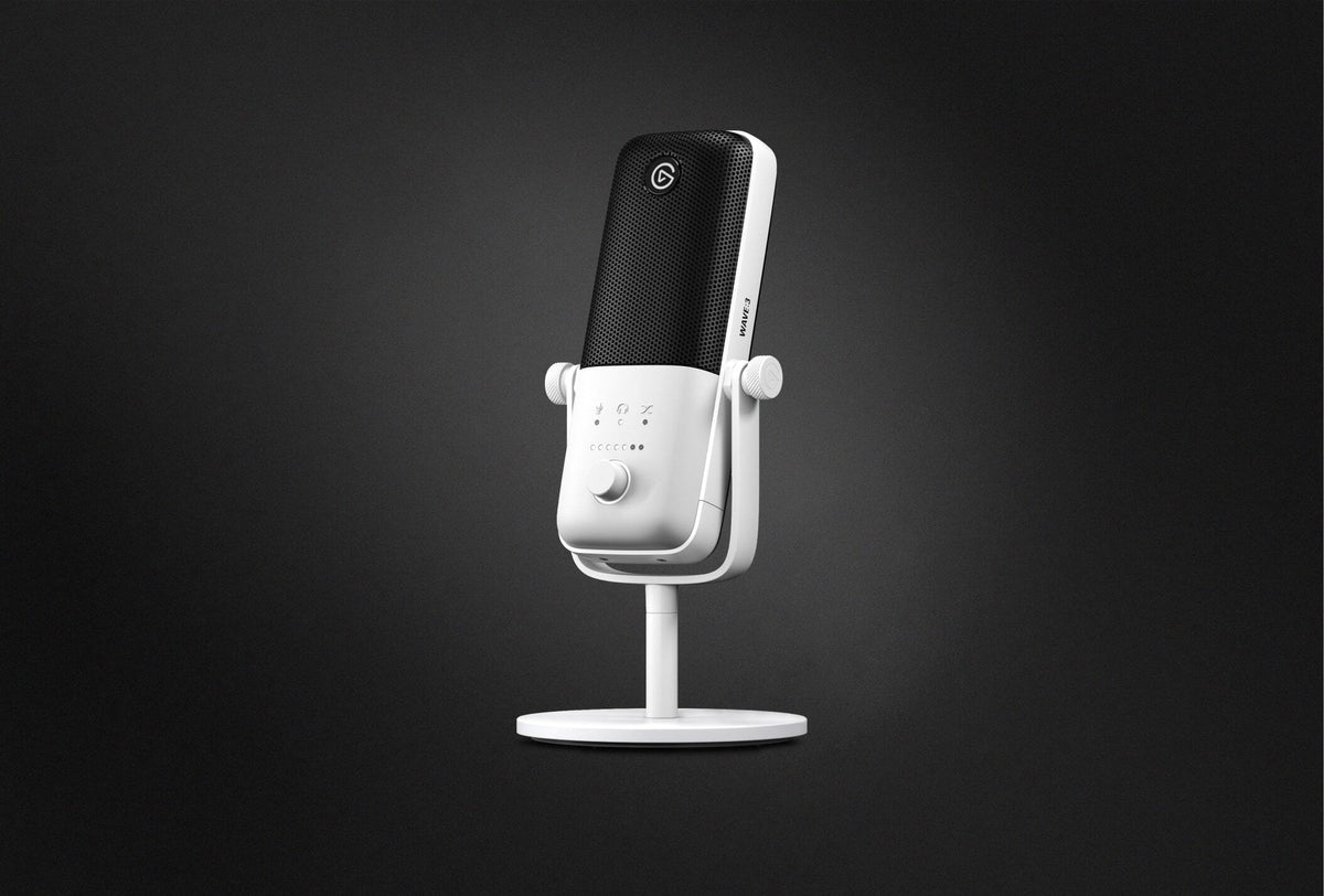 Elgato Wave 3 Blanco Micrófono de mesa