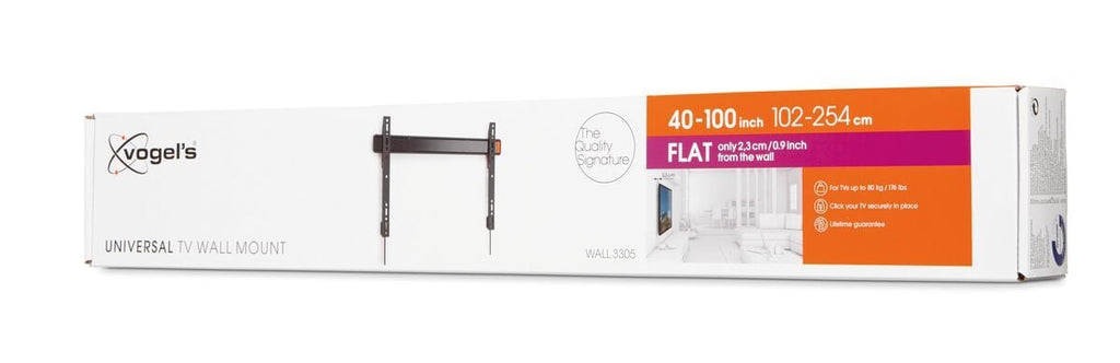 Vogel's 8350130 - Abrazadera, para pantalla plana, negro