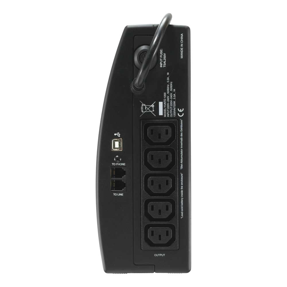 ONLINE USV-Systeme YUNTO 1200 Sistema de alimentación ininterrumpida Interactivo