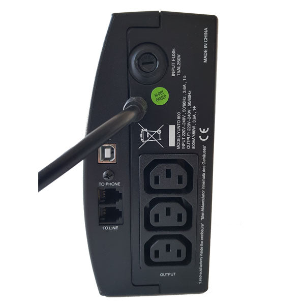 ONLINE USV-Systeme YUNTO 800 Sistema de alimentación ininterrumpida Interactivo